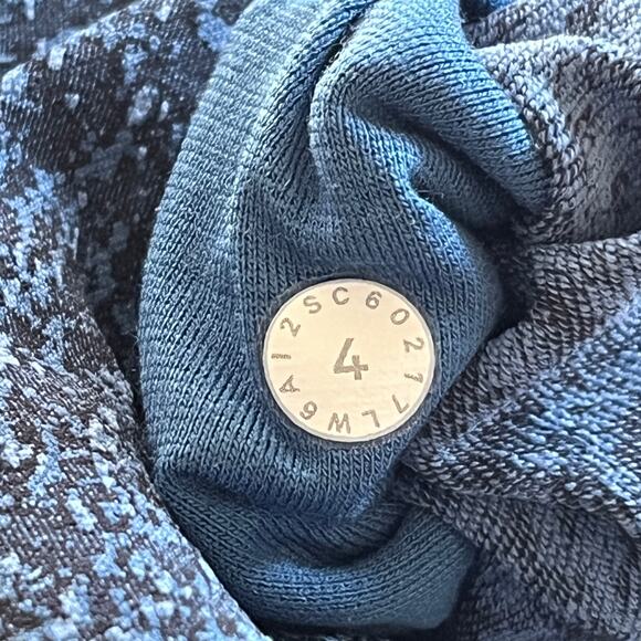 Lululemon Wunder Under Crop Hi-Rise Luxtreme Mineral Deposit Lunar Eclipse Royal - Picture 4 of 4